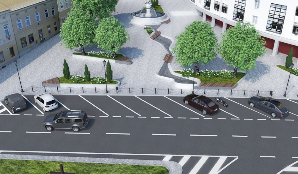 Revitalizace Mariánského náměstí - 1.část - centrum hlavní
